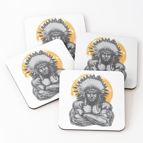 Item preview, Muscleman chief with feathers  designed and sold by urbanstore69.