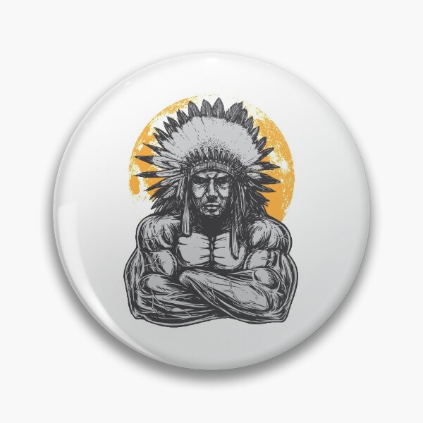 Item preview, Muscleman chief with feathers  designed and sold by urbanstore69.