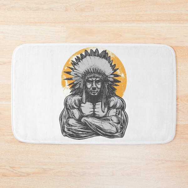 Item preview, Muscleman chief with feathers  designed and sold by urbanstore69.