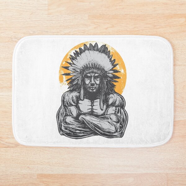 Item preview, Muscleman chief with feathers  designed and sold by urbanstore69.