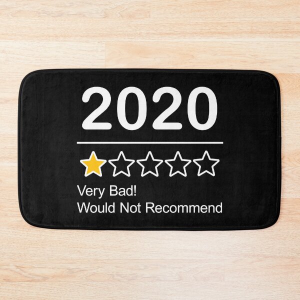Item preview, funny 2020 One star rating designed and sold by Thevulcano.