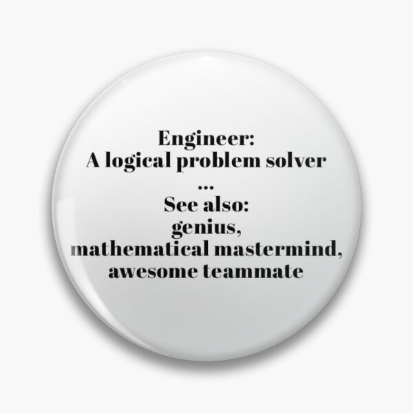 Item preview, Engineer: A Logical Problem Solver designed and sold by ceverett98.