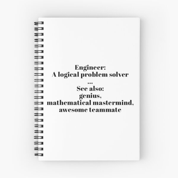 Item preview, Engineer: A Logical Problem Solver designed and sold by ceverett98.