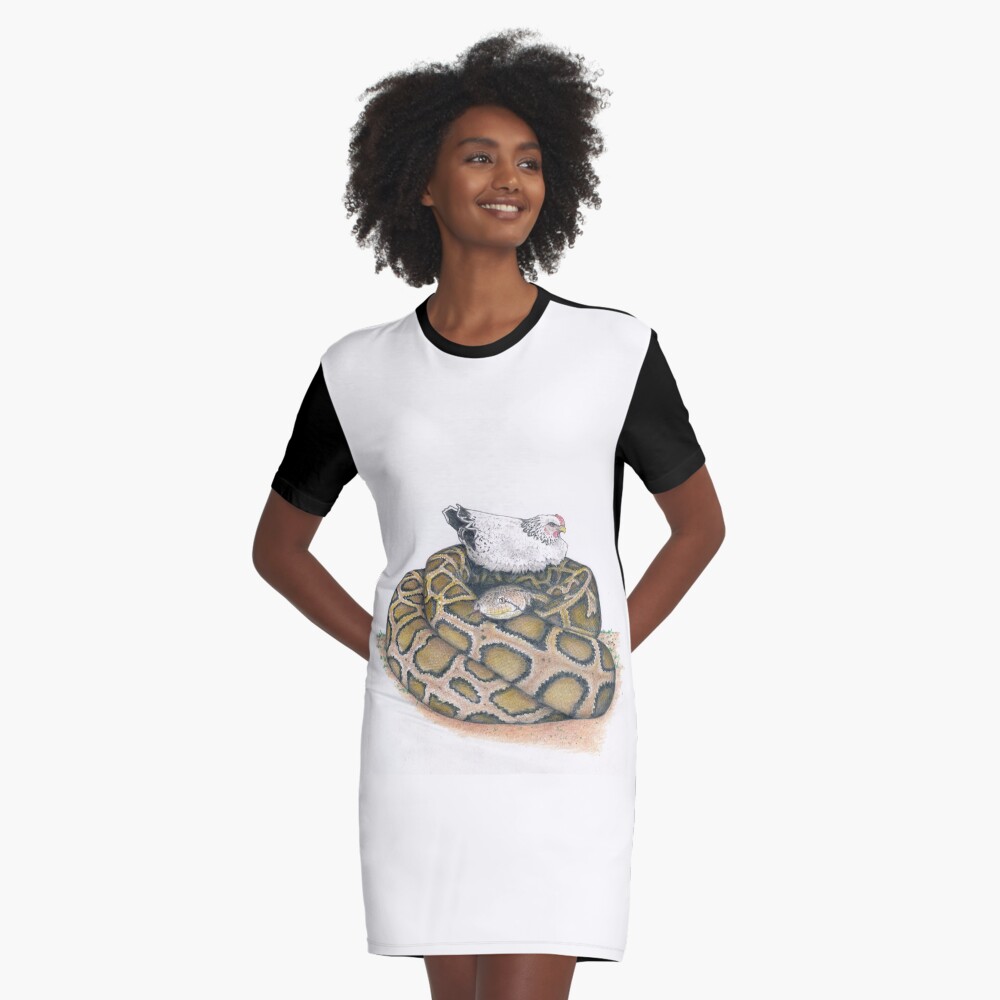 Item preview, Graphic T-Shirt Dress designed and sold by JimsBirds.