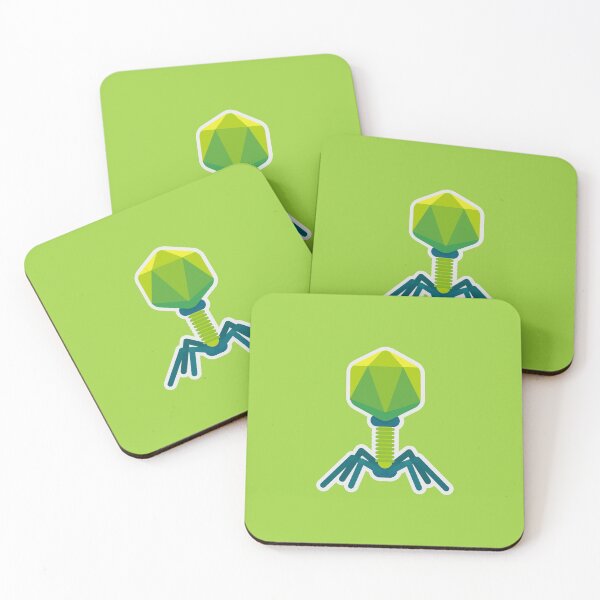 Item preview, Cute Minimal Bacteriophage  designed and sold by karolinadoesart.