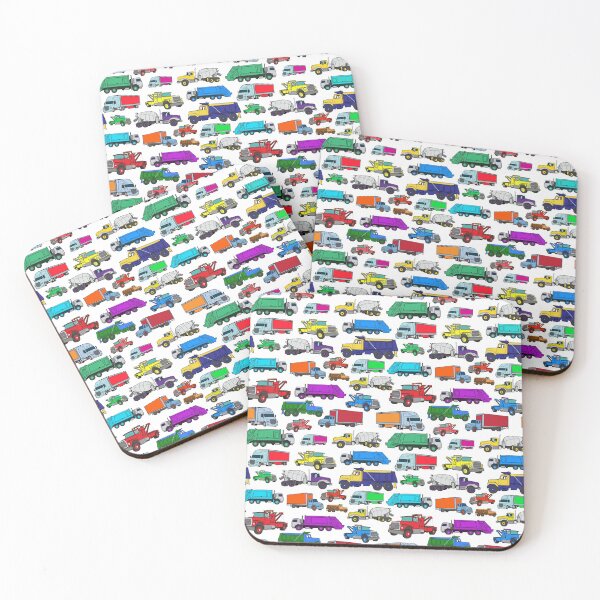 Item preview, Cartoon-style Truck Illustrations designed and sold by judgeart.