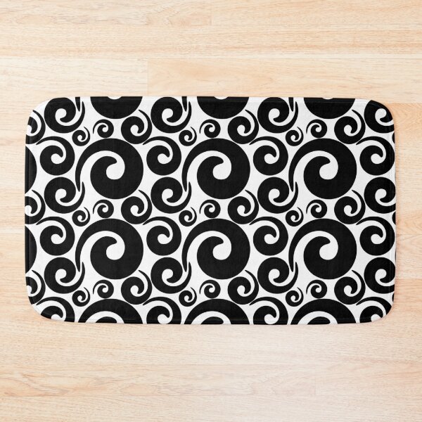 Item preview, Black and white pattern with spirals designed and sold by marina63.