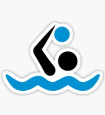Water polo logo Sticker