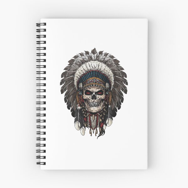 Item preview, Warrior indian skull  designed and sold by urbanstore69.