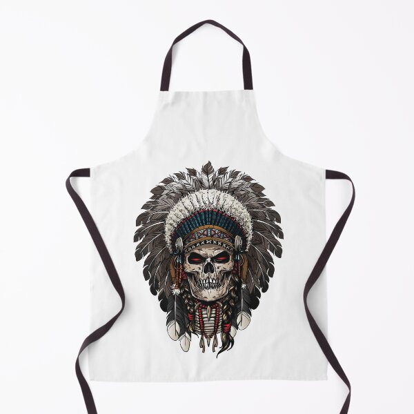 Item preview, Warrior indian skull designed and sold by urbanstore69.