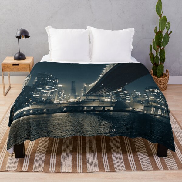 Item preview, New York by night black and white photography designed and sold by RetroPrints.