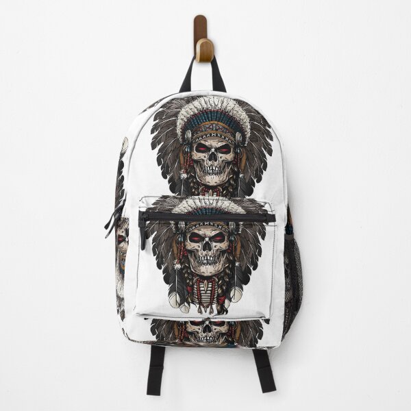 Item preview, Warrior indian skull designed and sold by urbanstore69.
