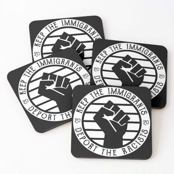 Item preview, Mantenga a los inmigrantes deportando a los racistas designed and sold by arrowroses.