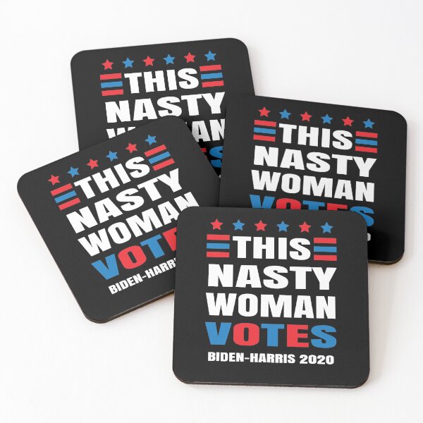 Item preview, This Nasty Woman Votes Biden Harris 2020 Election, Feminist Voting designed and sold by ELAB27.