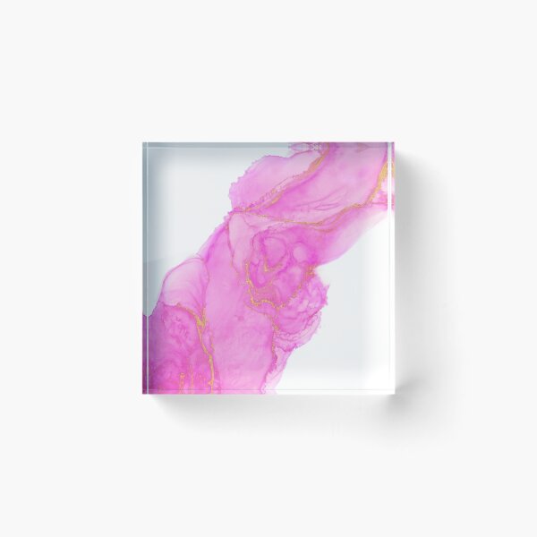 Item preview, Pink and Gold Alcohol ink designed and sold by trajeado14.