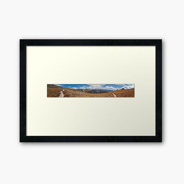 On The Way To Flattop Mountain, Colorado Framed Art Print