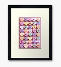 I heart MJN Framed Print