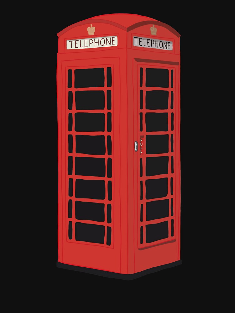 "British Phone Booth" Lightweight Sweatshirt for Sale by jlrobertsart