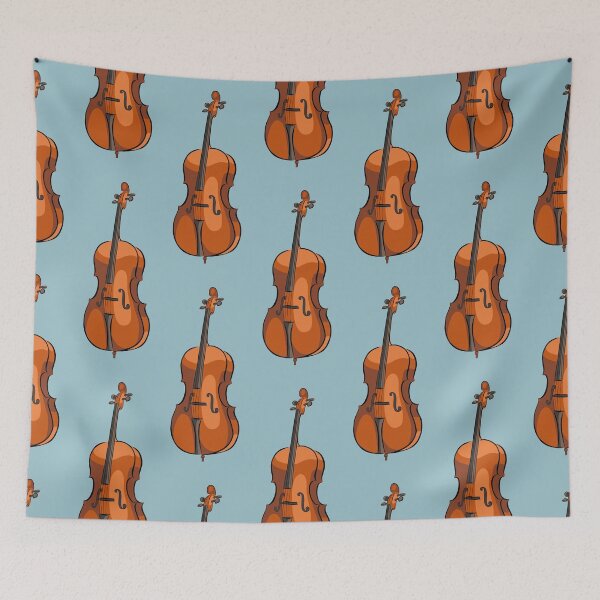 Item preview, Cello handdrawn music instrument designed and sold by EngineerGoC.