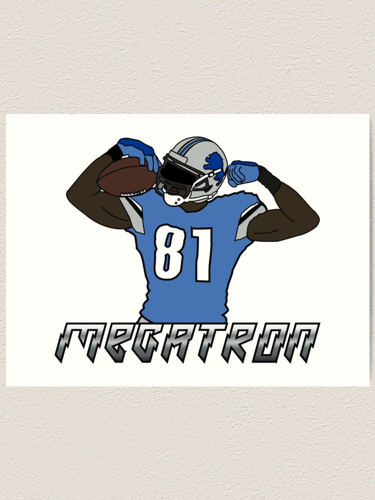 calvin johnson flexing' Art Print for Sale by trewashburn