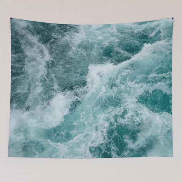 Item preview, Blue Ocean Waves designed and sold by Sunny Collections.