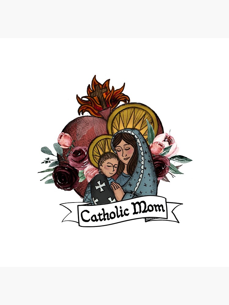 Catholic sticker Greeting Card for Sale by colleendoodle