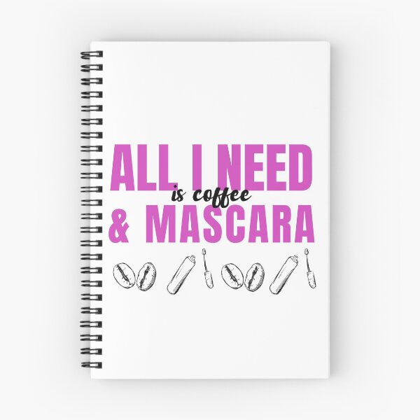 Item preview, All I need is coffee and mascara(light theme) designed and sold by EmotionArt.