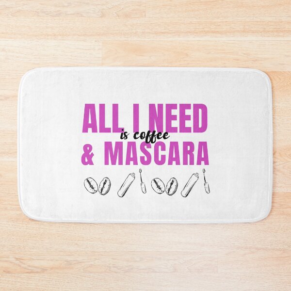 Item preview, All I need is coffee and mascara(light theme) designed and sold by EmotionArt.