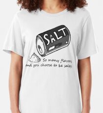 PJSalt V1 (black text) Slim Fit T-Shirt