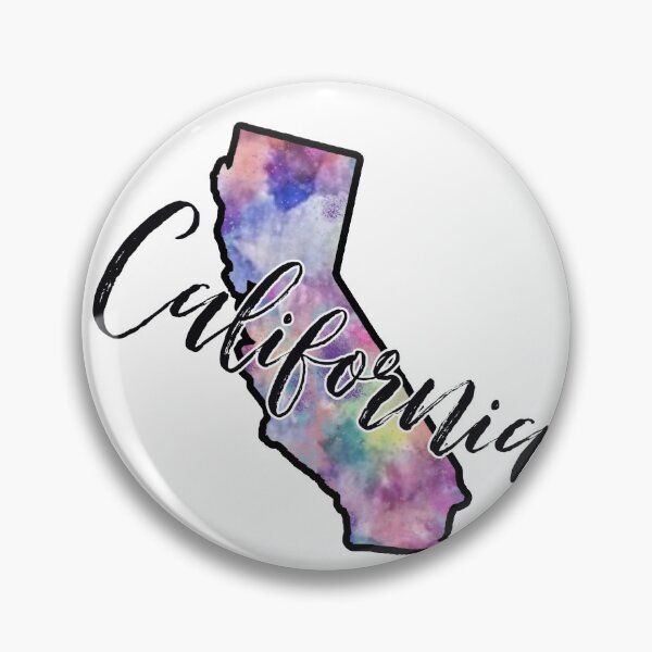 Item preview, Colored California state desgn | watercolor artwork designed and sold by Musiccityartfix.