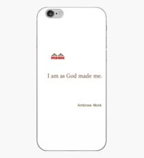 Monk, As God Made Me iPhone Case