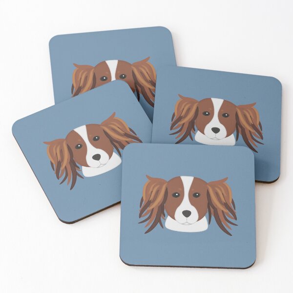 Item preview, Kooikerhondje Cartoon Face designed and sold by Tillowin.