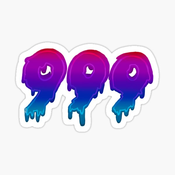 Juice Wrld 999 Rapper Die Cut Vinyl Decal Many Colors / Sizes / Reflective