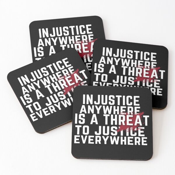 Item preview, Injustice anywhere is a threat to justice everywhere designed and sold by PX-clothing.