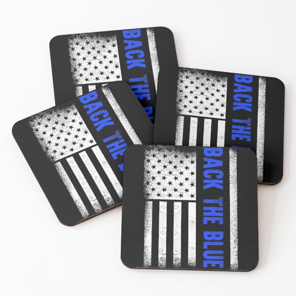 Item preview, Back The Blue Shirt - Thin Blue Line Flag Police Flag Hero  designed and sold by Simeon	 Dorelus.