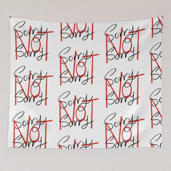 Item preview, Sorry not sorry  designed and sold by Drivendee.