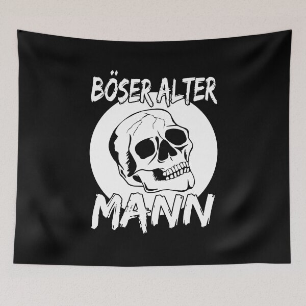 Artikelvorschau, Totenkopf Opa Vater Alt Leben Böser Alter Mann T-Shirt entworfen und verkauft von bitcam18.
