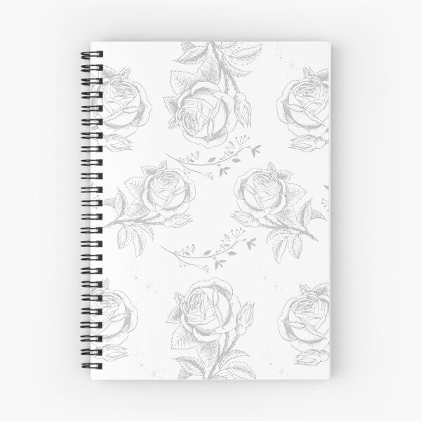 Item preview, sketchy pattern - flashy pattern - silver Flowers art on white background  designed and sold by Amalzaki.