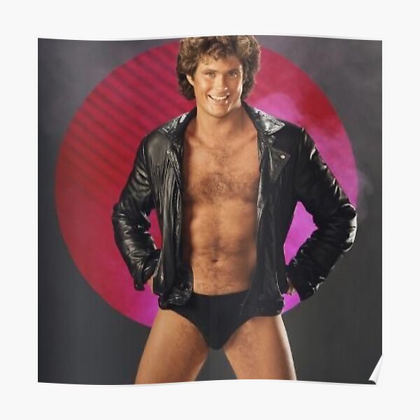 David hasselhoff Poster.