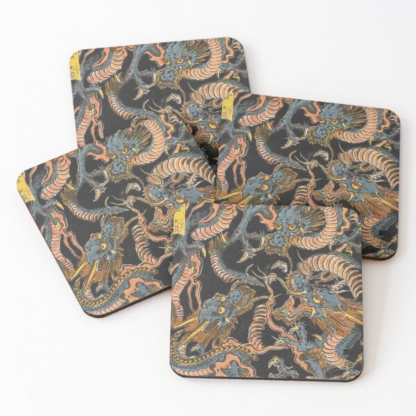Item preview, Water Dragons - Traditional Japanese Art - Ukiyo (Ukiyo-e) designed and sold by pbbm.