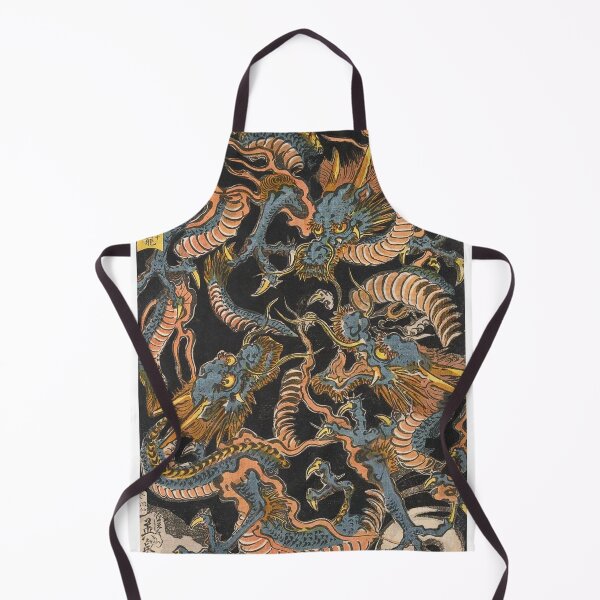 Item preview, Water Dragons - Traditional Japanese Art - Ukiyo (Ukiyo-e) designed and sold by pbbm.