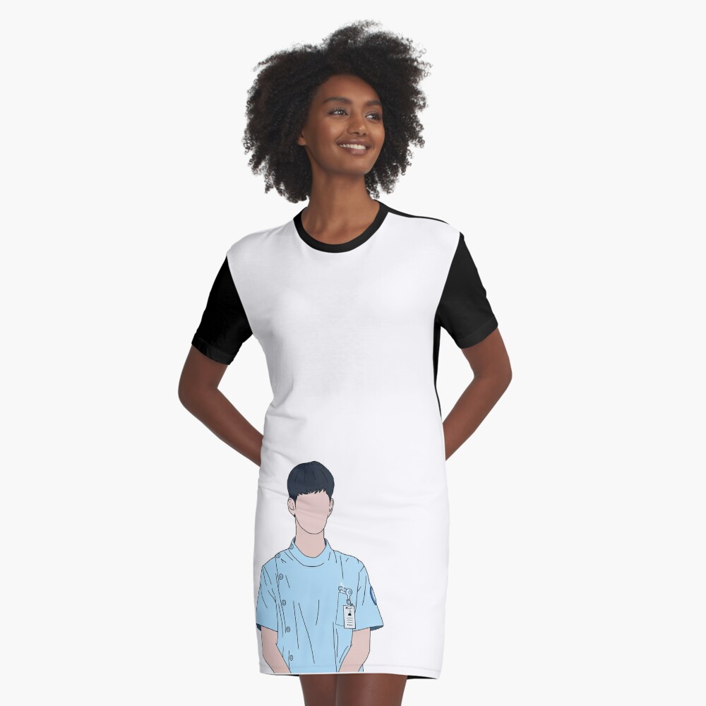 Moon Gang Tae It's Okay Not To Be Okay Graphic T-Shirt Dress for