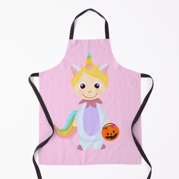 Item preview, Unicorn Boy Trick or Treater Costume Light Skin Blonde Hair designed and sold by MCIllustration.