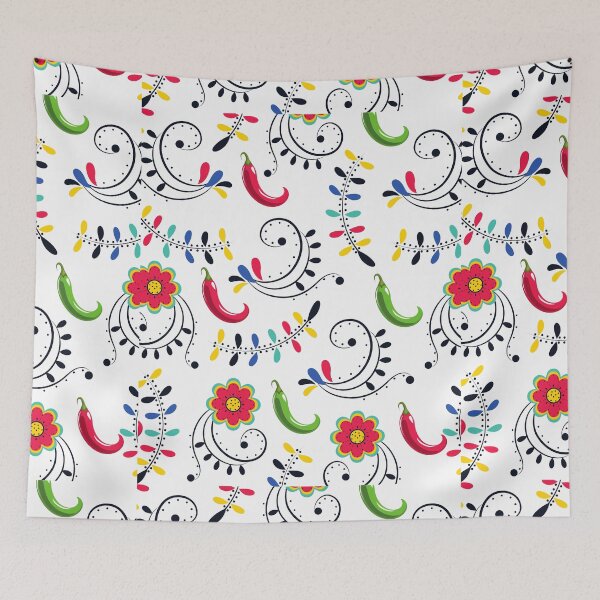 Item preview, Mexican Queretaro Pepper pattern designed and sold by OneTimeEngineer.
