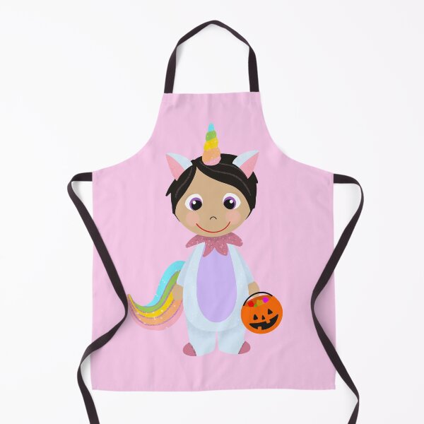 Item preview, Unicorn Boy Trick or Treater Costume Medium Skin Black Hair designed and sold by MCIllustration.