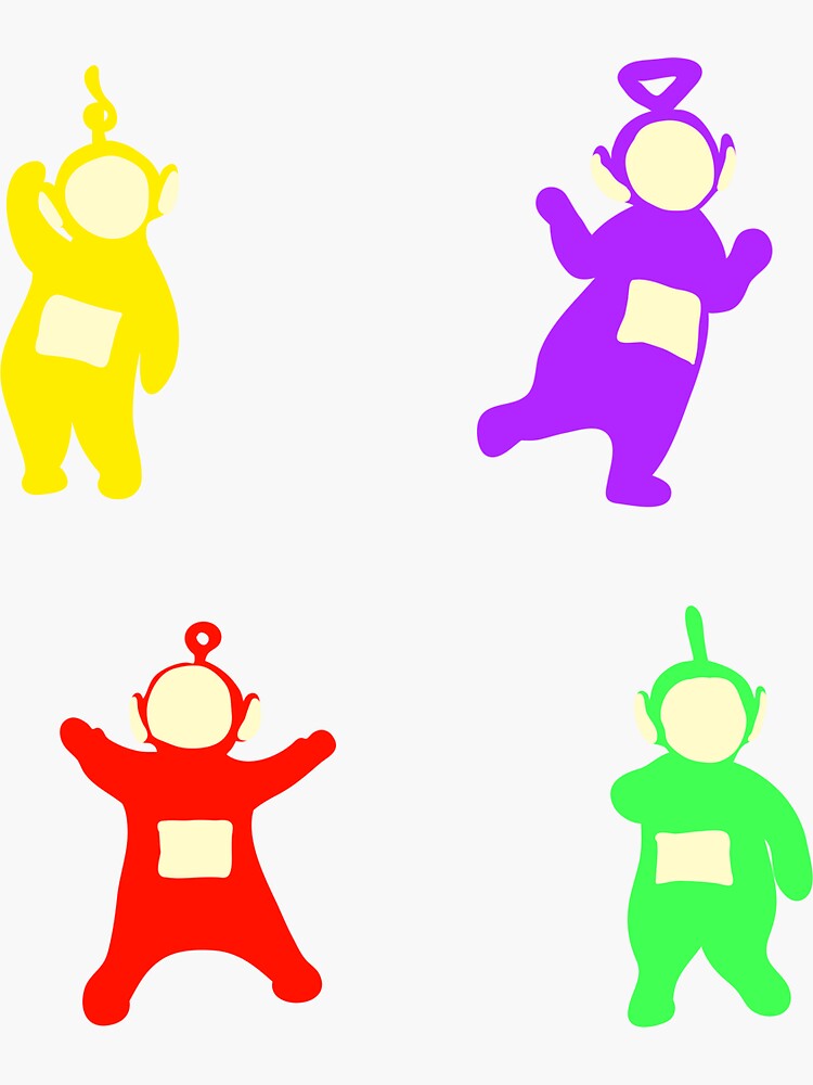 "Teletubbies Dancing" Sticker for Sale by MacRebAra Redbubble