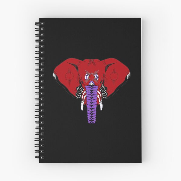 Item preview, Red and Purple African Elephant designed and sold by Slydell1.