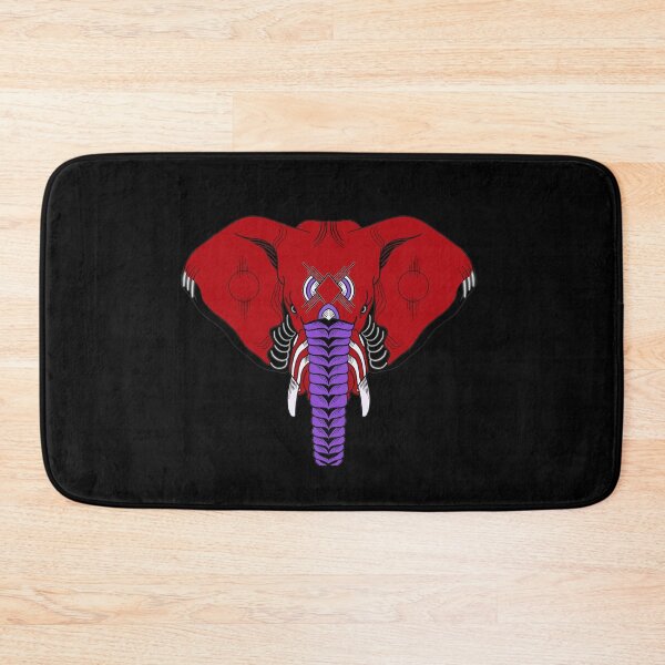 Item preview, Red and Purple African Elephant designed and sold by Slydell1.