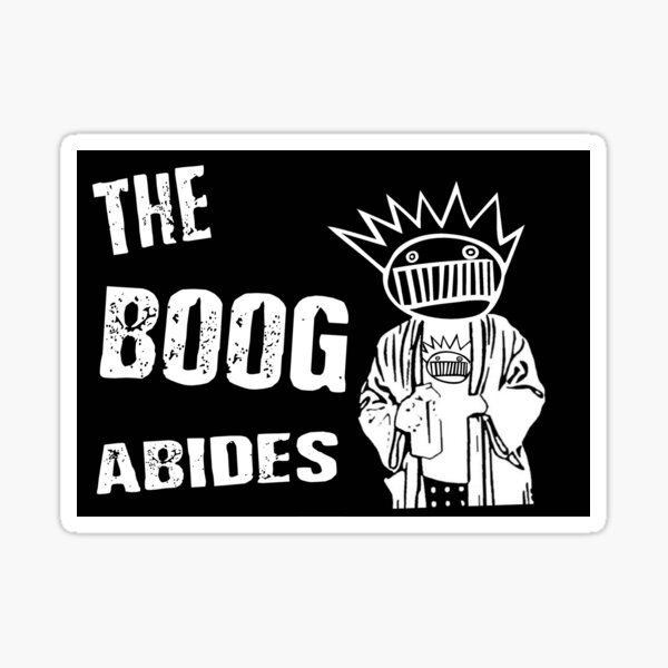 BOOG! Sticker for Sale by positiveimages