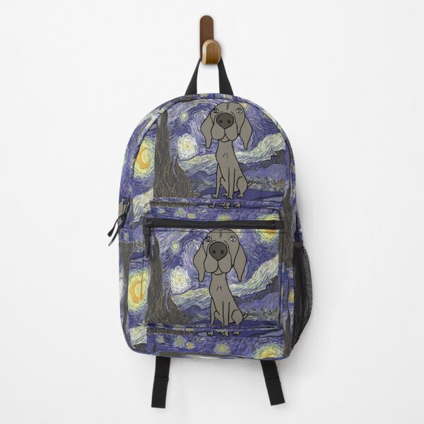 Item preview, Cool Weimaraner Dog Starry Night Art designed and sold by Nature's Fancy.